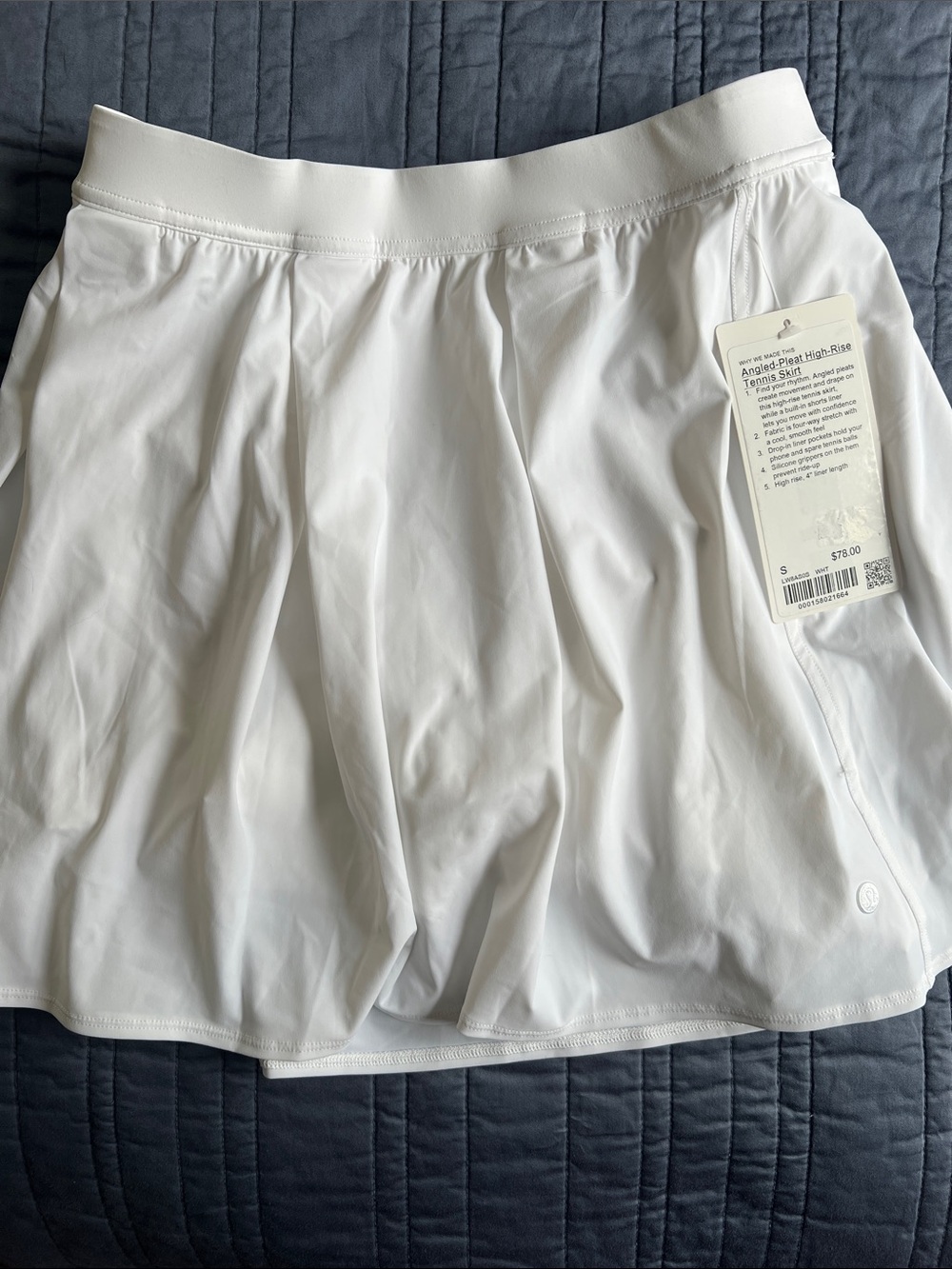 Lululemon Angled Pleat Tennis Skirt Skort Size Small NWT - Picture 2 of 5